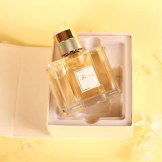 Elegant bottle of 100ml long lasting floral oriental perfume, perfect for women.