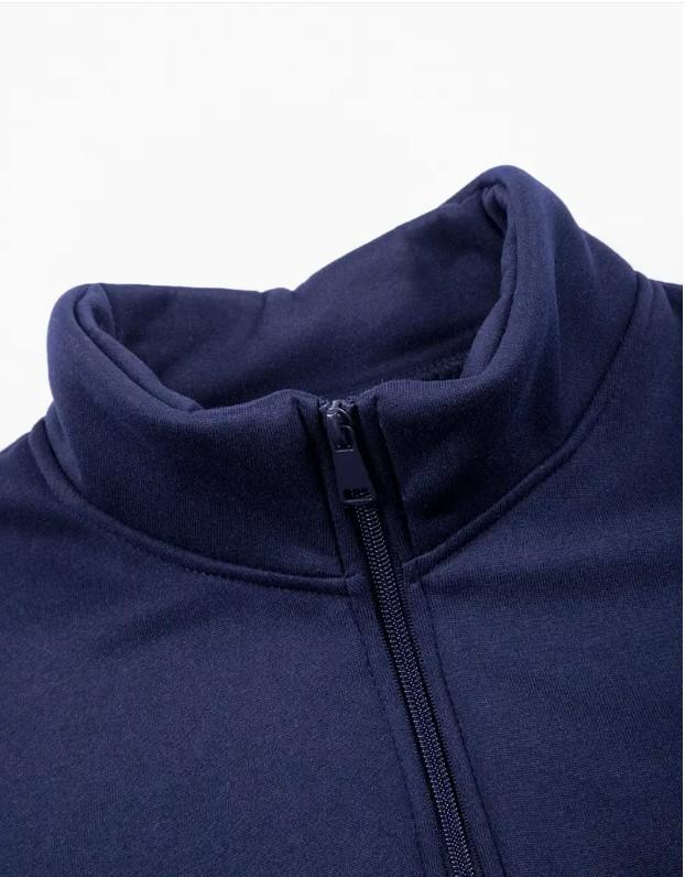 Men's Fleece Plain Zipper TrackSuit