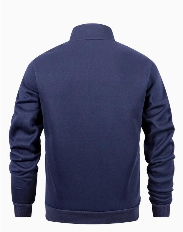 Men's Fleece Plain Zipper TrackSuit