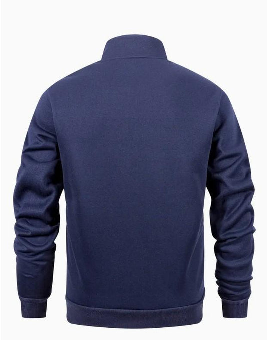 Men's Fleece Plain Zipper TrackSuit