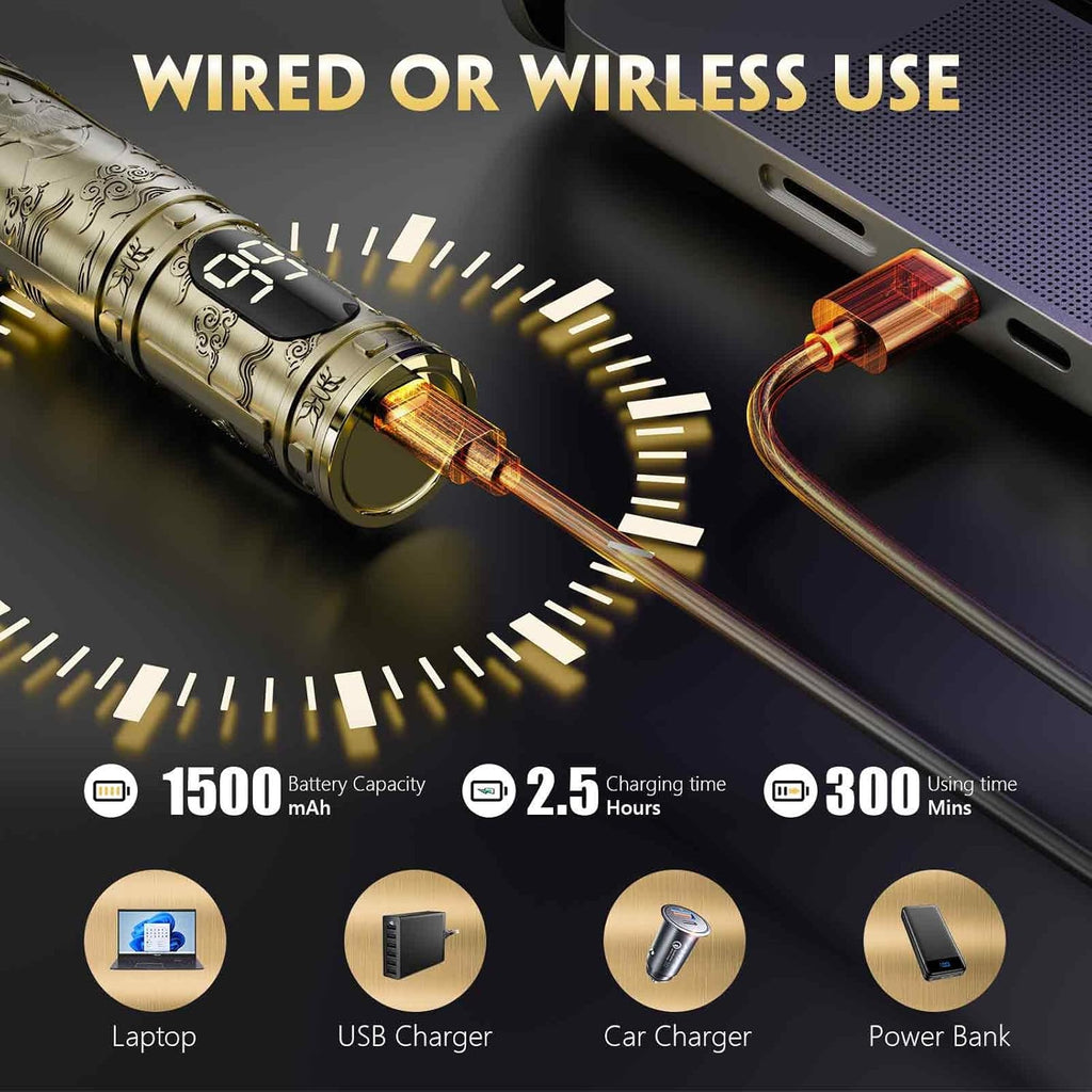 Hair Clippers for Men Cordless Professional Beard Trimmers with LCD Display Electric Grooming Rechargeable Shaver