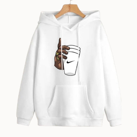 Men's Cotton Printed Hoodie For Winter