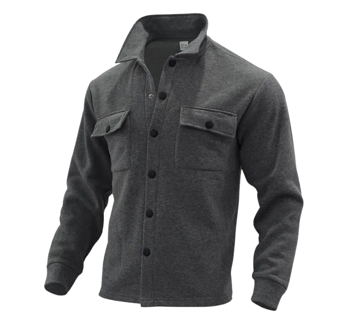 Men’s Fleece Collared Jacket